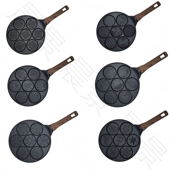 Τηγάνι – αντικολλητική επίστρωση; σώμα από κράμα αλουμινίου με κάτω από 430 ανοξείδωτο χάλυβα; διπλός πυθμένα; συμβατό με επαγωγικό μάτι και φούρνο αερίου