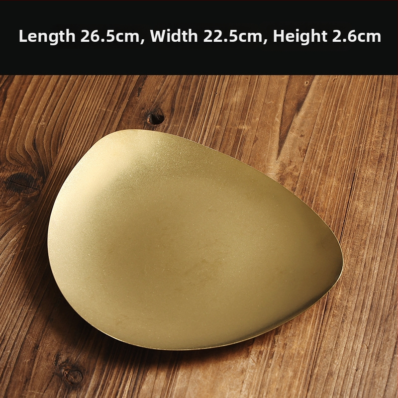 Plochý tanier z 304 nerezovej ocele, retro štýl, matný povrch, vhodný do mikrovlnnej rúry.