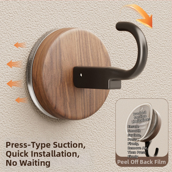 В vakuумна кука за закачване — античен стил, ABS материал, без пробиване, за баня и кухня