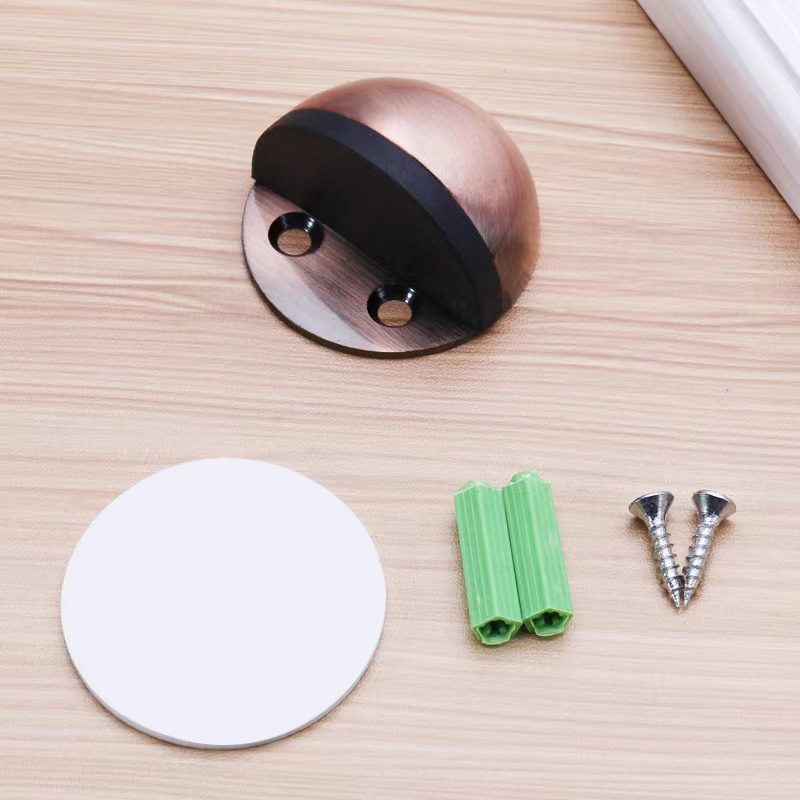 Stop de ușă magnetic anti-coliziune - din oțel inoxidabil 201/304, montaj pe podea, operare manuală, stil modern simplu, brand Wanjin Hui