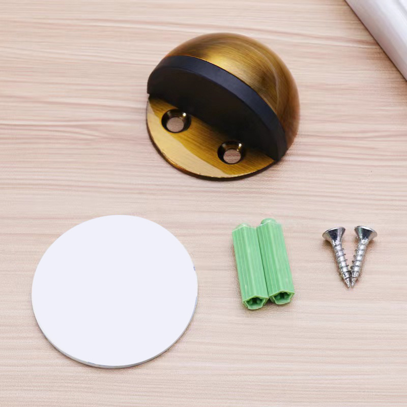 Stop de ușă magnetic anti-coliziune - din oțel inoxidabil 201/304, montaj pe podea, operare manuală, stil modern simplu, brand Wanjin Hui