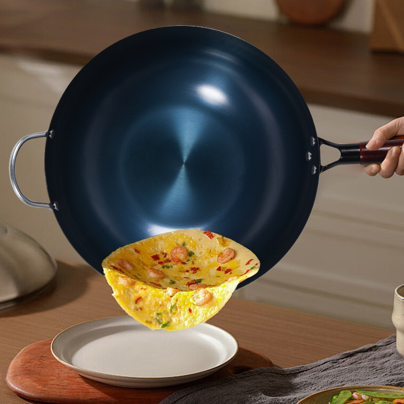 Τηγάνι από χυτοσίδηρο, χωρίς επίχρισμα, έτοιμο προς χρήση, συμβατό με επαγωγή, βάρος 1,2–1,6 kg