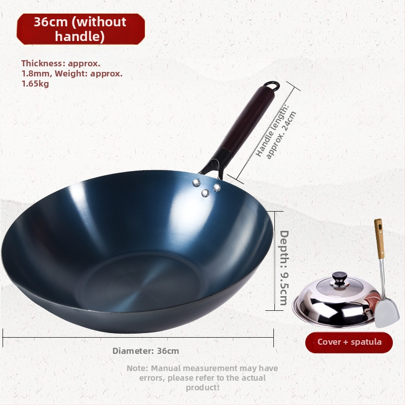 Τηγάνι από χυτοσίδηρο, χωρίς επίχρισμα, έτοιμο προς χρήση, συμβατό με επαγωγή, βάρος 1,2–1,6 kg