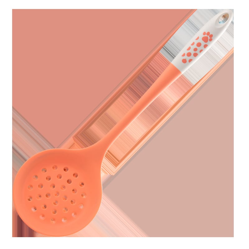 Xukang set spatule din silicon, 4 bucăți, cu clips pentru alimente și lingură de supă, antiaderent, antiderapant, rezistent la temperaturi înalte