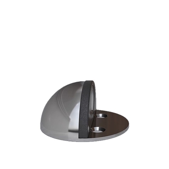 Stop de ușă montat pe podea, din oțel inoxidabil, montaj fără găuri cu bandă adezivă, finisaj electroplacat, stil modern minimalist