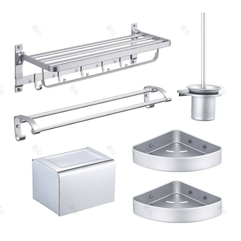 Set kupaonskih dodataka od aluminijske legure • Petodjelni set • Brend Ingenuity