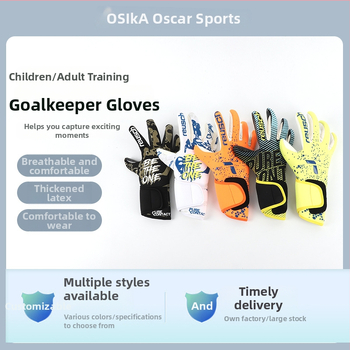 Rukavice brankára – Latex, Protišmyčné, Ochrana prstov, Odolné voči opotrebeniu, Prispôsobiteľné