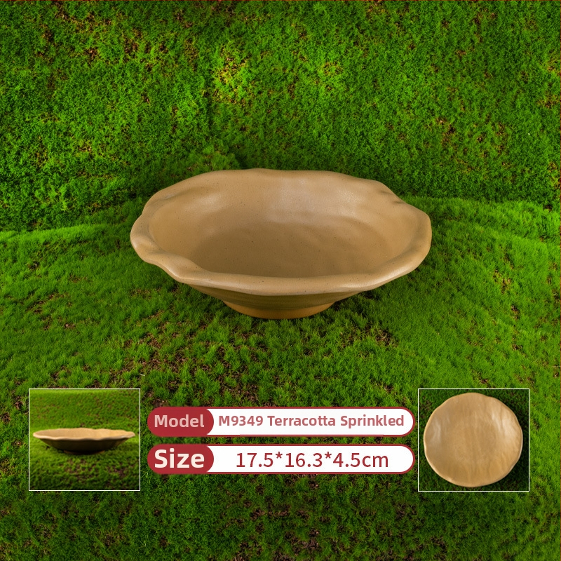 Melamínový plochý obdĺžnikový tanier na hot pot a grilovanie — lesklý povrch, jednofarebný vzor, prispôsobiteľný