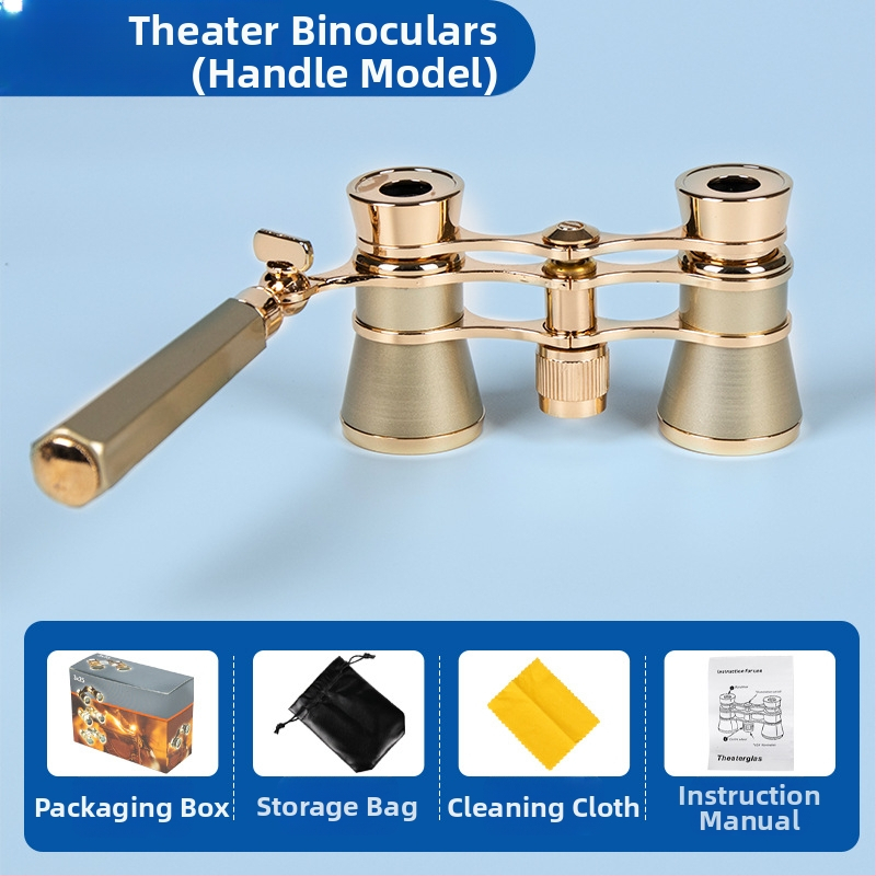 Kovové divadelné ďalekohľady, neutrálna značka, nie je dovážané, bez licencie privátnej značky, astronomické pozorovanie