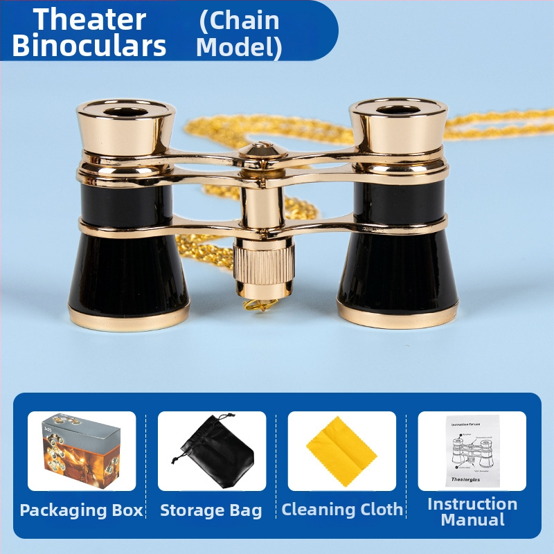 Kovové divadelné ďalekohľady, neutrálna značka, nie je dovážané, bez licencie privátnej značky, astronomické pozorovanie