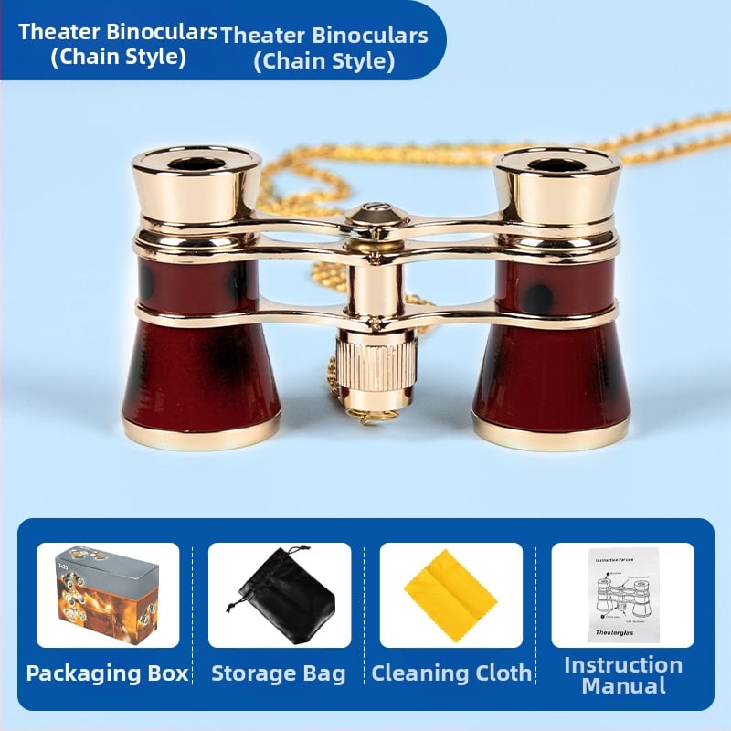 Kovové divadelné ďalekohľady, neutrálna značka, nie je dovážané, bez licencie privátnej značky, astronomické pozorovanie