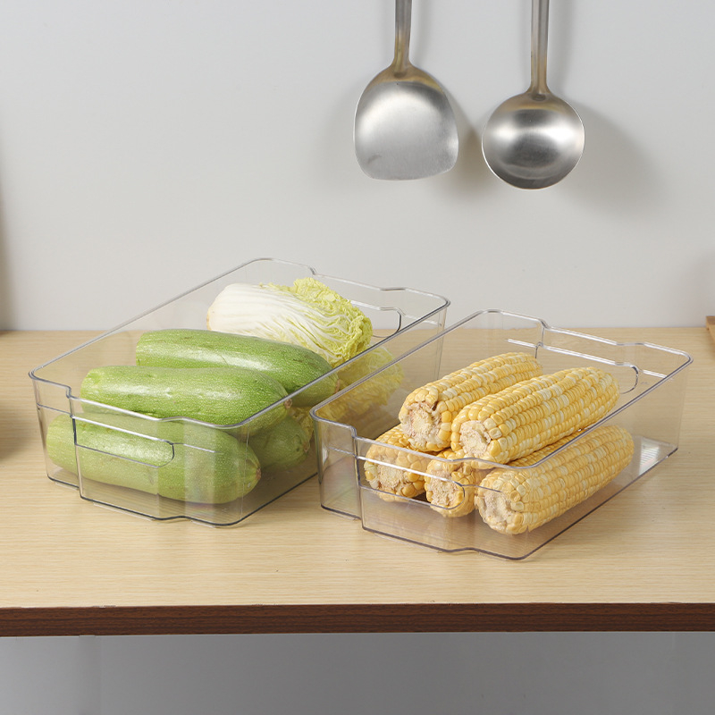 Cutie de depozitare în frigider cu sertar — King Taku cutie din plastic pentru depozitarea alimentelor, design modern și simplu