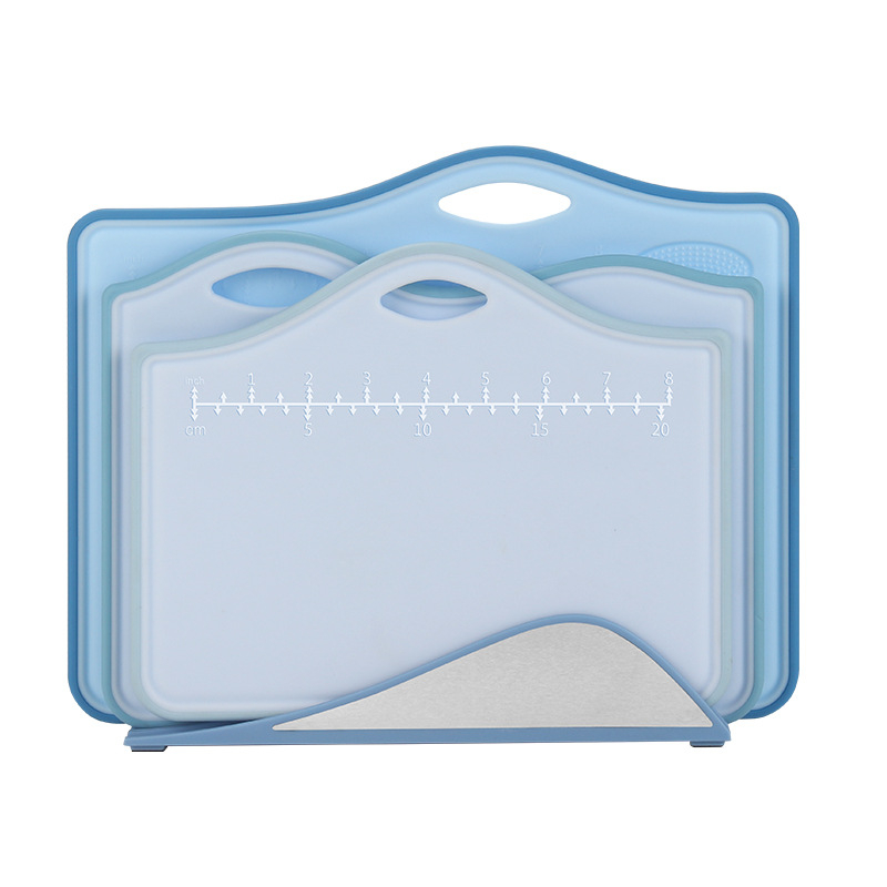 Σετ παχίων δίσκων κοπής για μωρά - PP πλαστικές σανίδες κοπής, φρούτα και βρεφική διατροφή, αντιολισθητικές, φορητές, οικιακή χρήση, μοντέρνο μινιμαλιστικό στυλ (καλοκαίρι 2021)