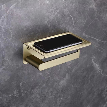 Držač ručnika od nehrđajućeg čelika s elektroplatiranim završetkom, 2 sloja, nosivost 10 kg, stil laganog luksuza