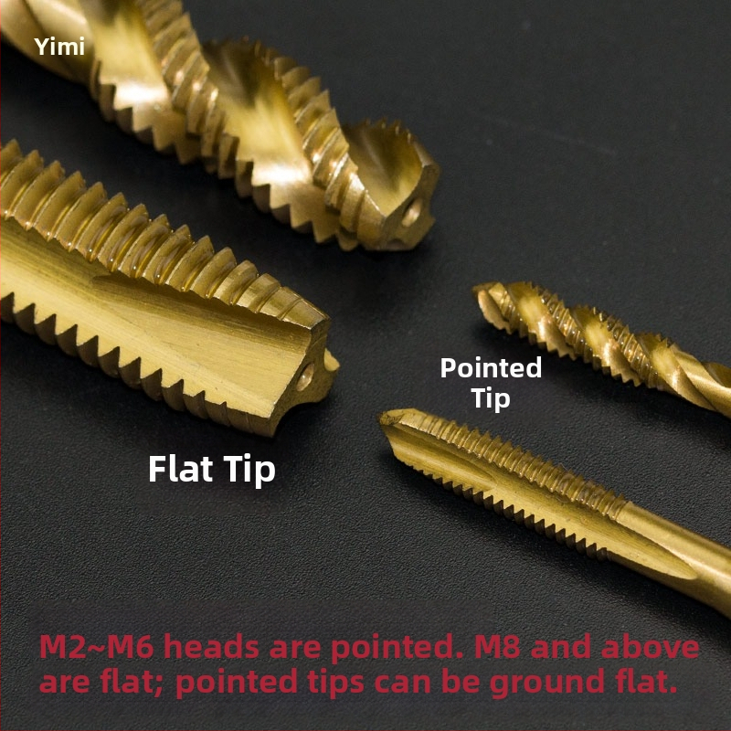 Set de taps spirale - Unealtă manuală pentru filetare