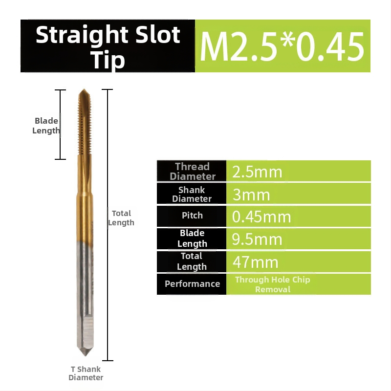 Set de taps spirale - Unealtă manuală pentru filetare