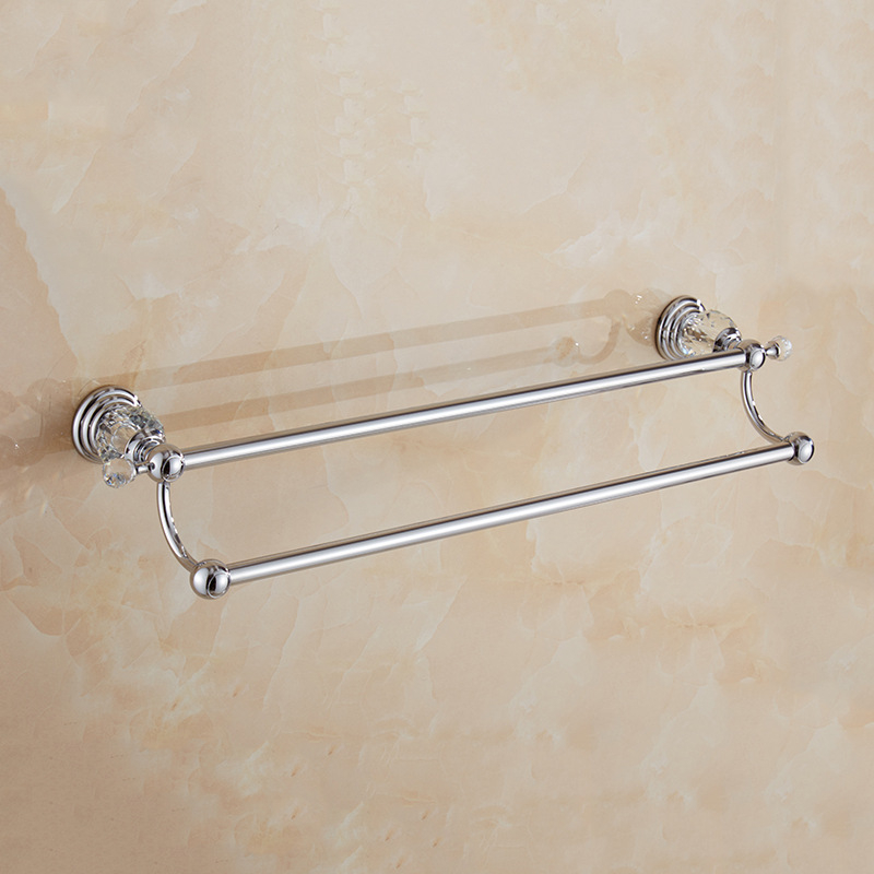 Europski stil držač ručnika od nehrđajućeg čelika, elektroplatirani završni sloj, kupaonski hardver