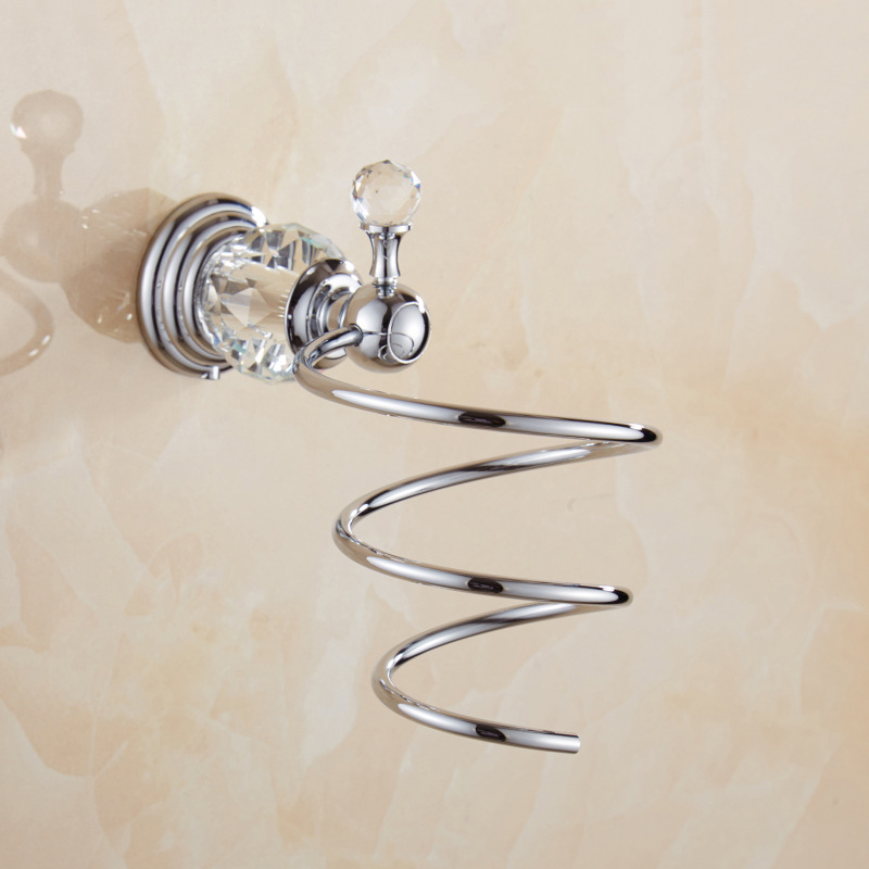 Europski stil držač ručnika od nehrđajućeg čelika, elektroplatirani završni sloj, kupaonski hardver