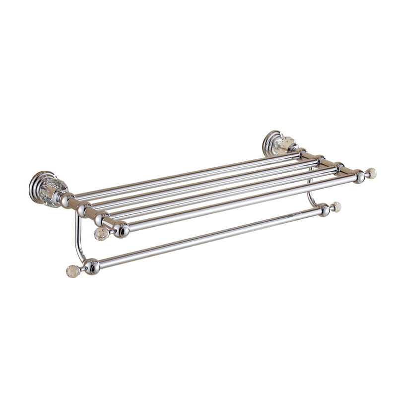 Europski stil držač ručnika od nehrđajućeg čelika, elektroplatirani završni sloj, kupaonski hardver