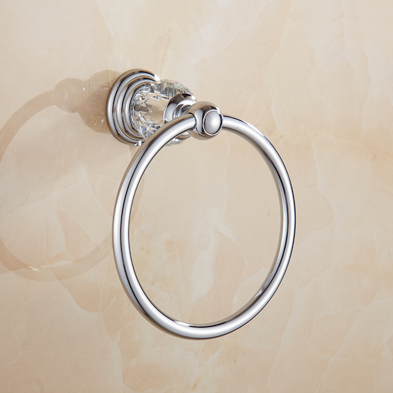 Europski stil držač ručnika od nehrđajućeg čelika, elektroplatirani završni sloj, kupaonski hardver