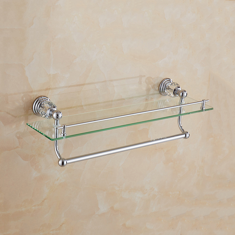 Europski stil držač ručnika od nehrđajućeg čelika, elektroplatirani završni sloj, kupaonski hardver