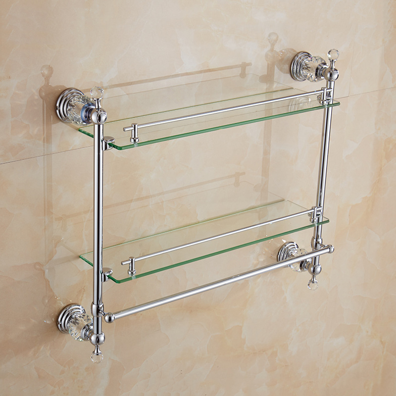 Europski stil držač ručnika od nehrđajućeg čelika, elektroplatirani završni sloj, kupaonski hardver