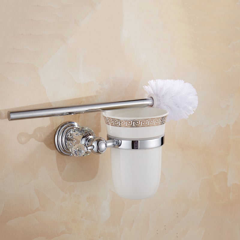 Europski stil držač ručnika od nehrđajućeg čelika, elektroplatirani završni sloj, kupaonski hardver