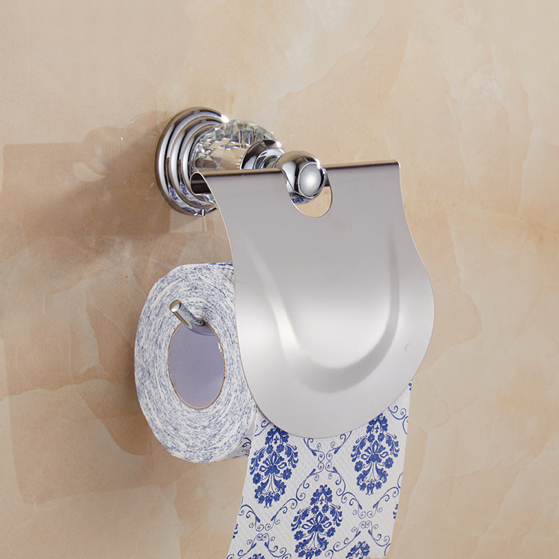 Europski stil držač ručnika od nehrđajućeg čelika, elektroplatirani završni sloj, kupaonski hardver