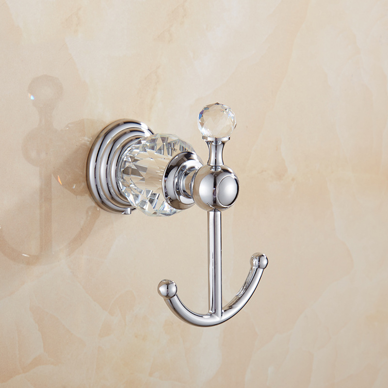 Europski stil držač ručnika od nehrđajućeg čelika, elektroplatirani završni sloj, kupaonski hardver