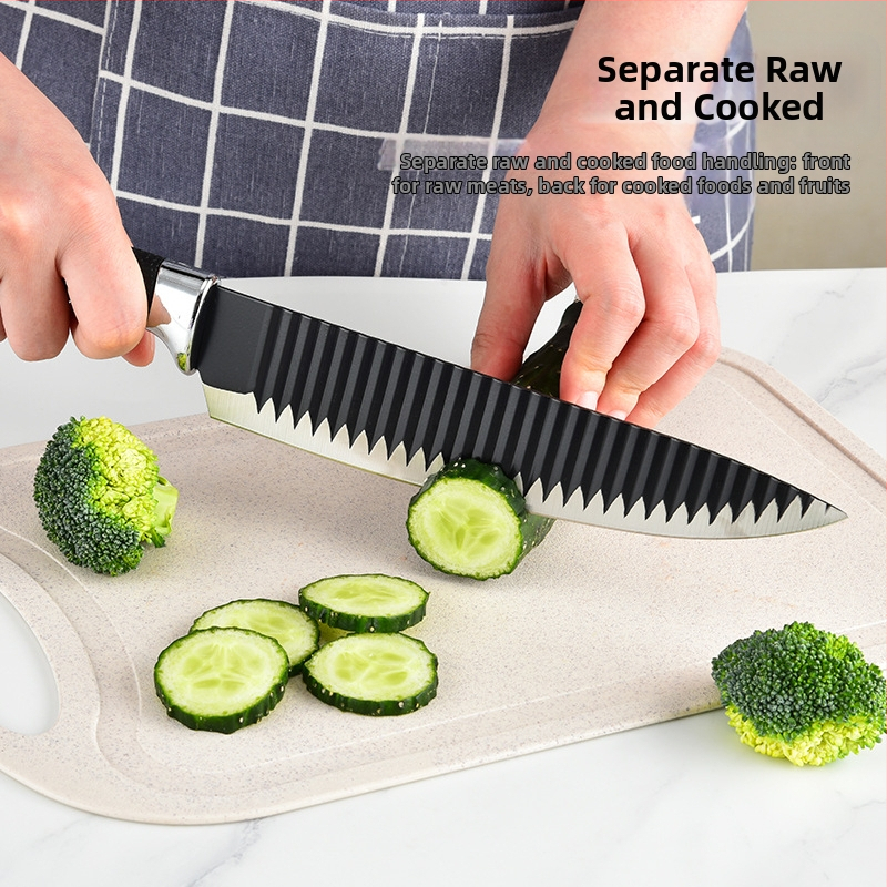 Doska na krájanie zo slamy z pšenice – potravinárska kvalita, obojstranná, prenosná, pre domácnosť, prípravu detskej stravy a krájanie ovocia