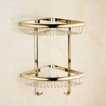 Europski stil, stalak za ručnik od nehrđajućeg čelika sa zlatim premazom i kristalnim setom – Le Jia, licencirana privatna oznaka (Materijal: nehrđajući čelik; Premaz: zlatni premaz; Brand: Le Jia; Licencirana privatna oznaka: Da)