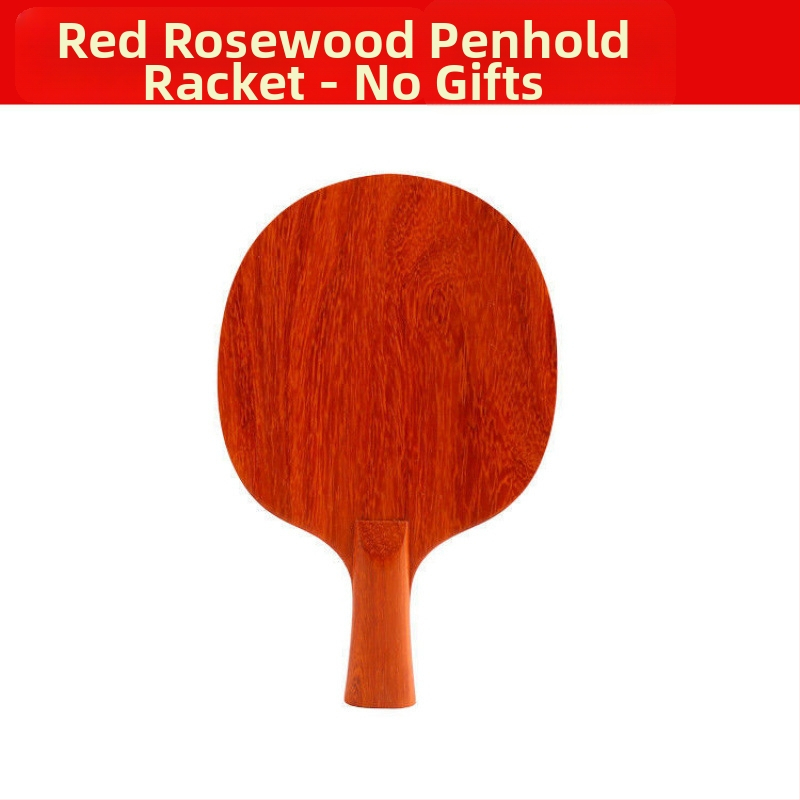 Doska pre stolný tenis – doska z ružového dreva, jednovrstvá, guma s dlhým lepením, bočný úder, určená na tréning a súťaže