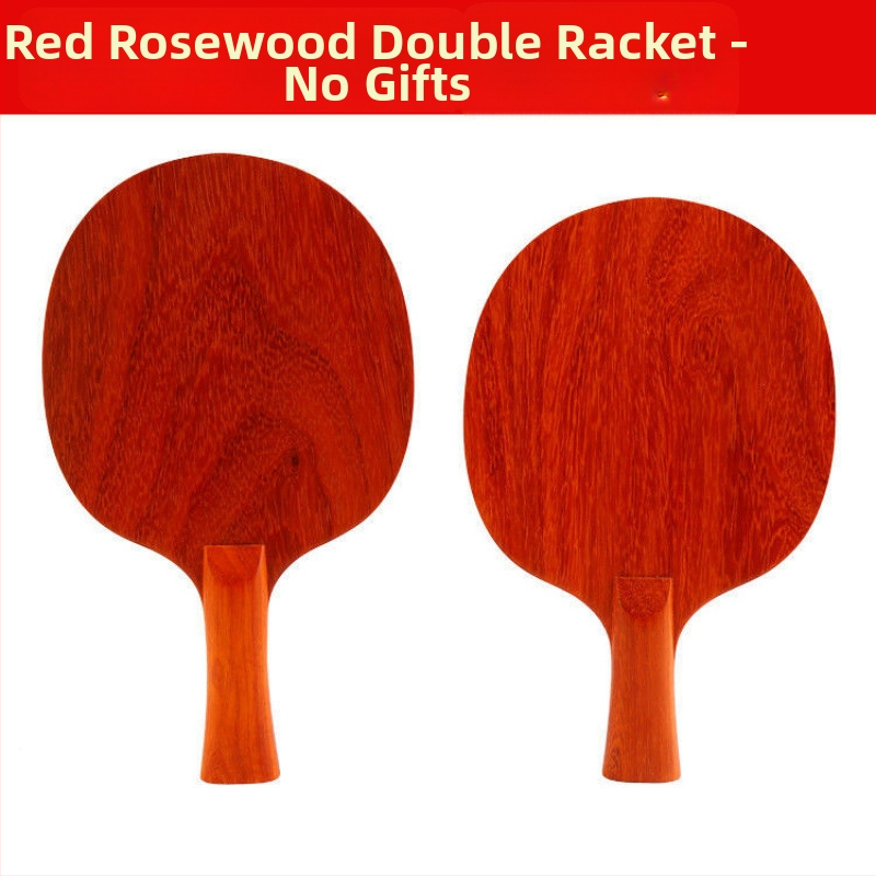 Doska pre stolný tenis – doska z ružového dreva, jednovrstvá, guma s dlhým lepením, bočný úder, určená na tréning a súťaže