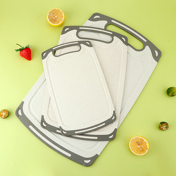 Πλαστική σανίδα κοπής, διπλής όψεως, αντιβακτηριακή, αντιολισθητική, πολυλειτουργική για φρούτα και λαχανικά