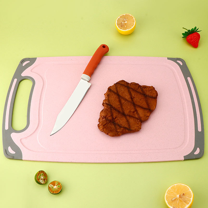 Πλαστική σανίδα κοπής, διπλής όψεως, αντιβακτηριακή, αντιολισθητική, πολυλειτουργική για φρούτα και λαχανικά