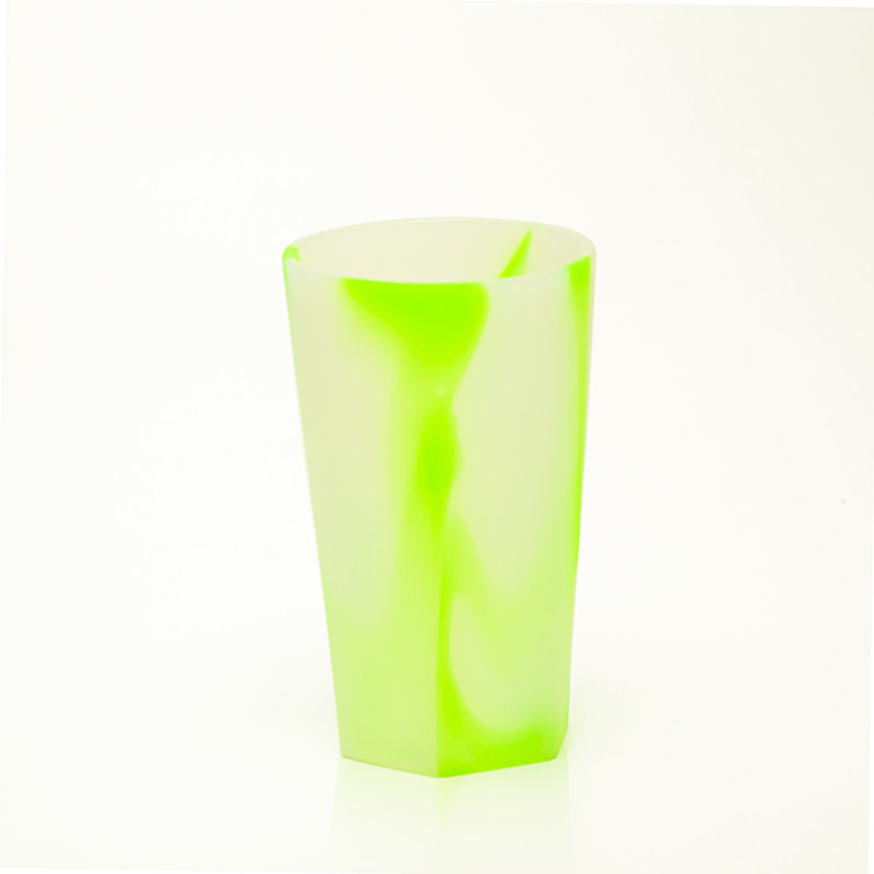 Силиконова пивна чаша, цилиндрична, еднослойна, нехлъзгаща се, замразима