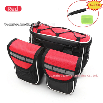 Predná rámová taška na bicykel – tvrdý kryt, vodotesná, kapacita 2 L, model 21, z polyesteru, pre horské a cestné bicykle