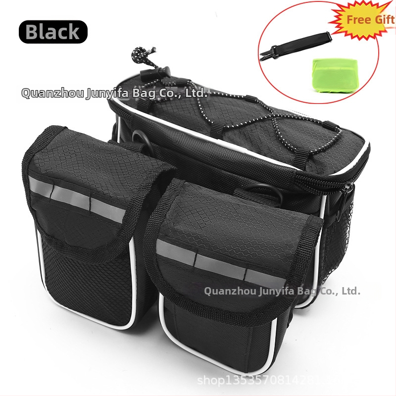 Predná rámová taška na bicykel – tvrdý kryt, vodotesná, kapacita 2 L, model 21, z polyesteru, pre horské a cestné bicykle