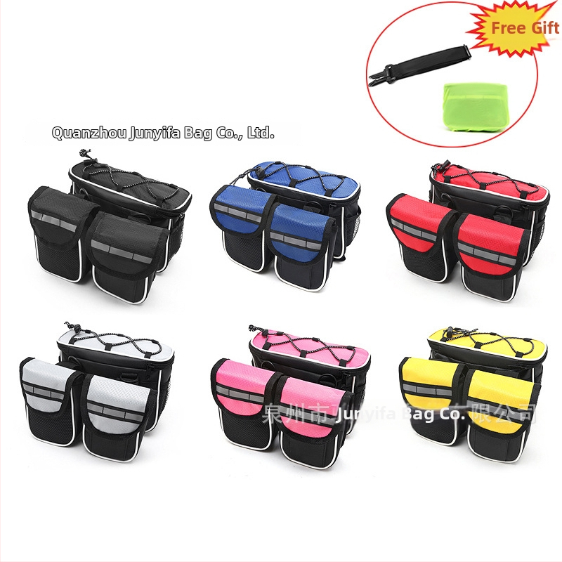 Predná rámová taška na bicykel – tvrdý kryt, vodotesná, kapacita 2 L, model 21, z polyesteru, pre horské a cestné bicykle