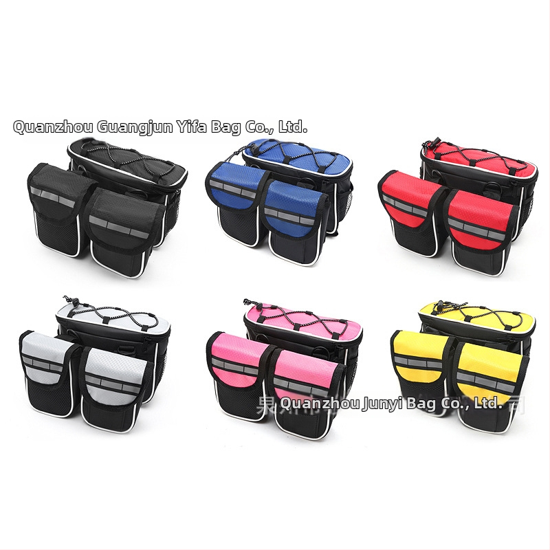 Predná rámová taška na bicykel – tvrdý kryt, vodotesná, kapacita 2 L, model 21, z polyesteru, pre horské a cestné bicykle