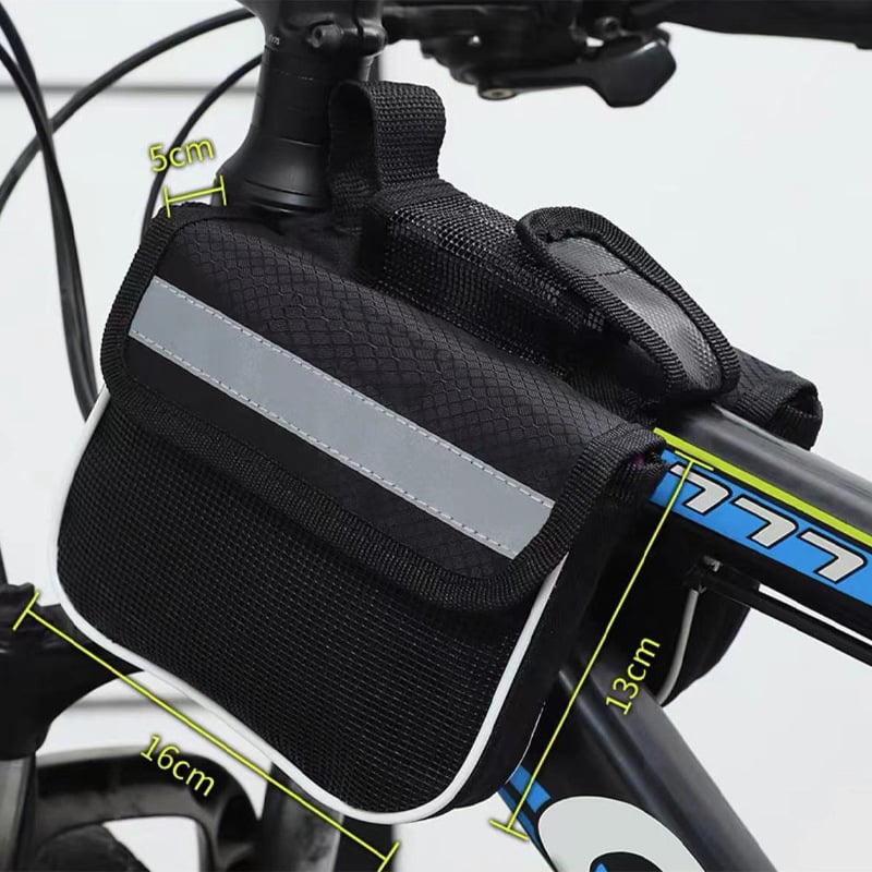 Prednja torba za okvir bicikla – tvrdi kućište, vodootporna, kapaciteta 2 L, model 21, poliester, za planinske i cestovne bicikle