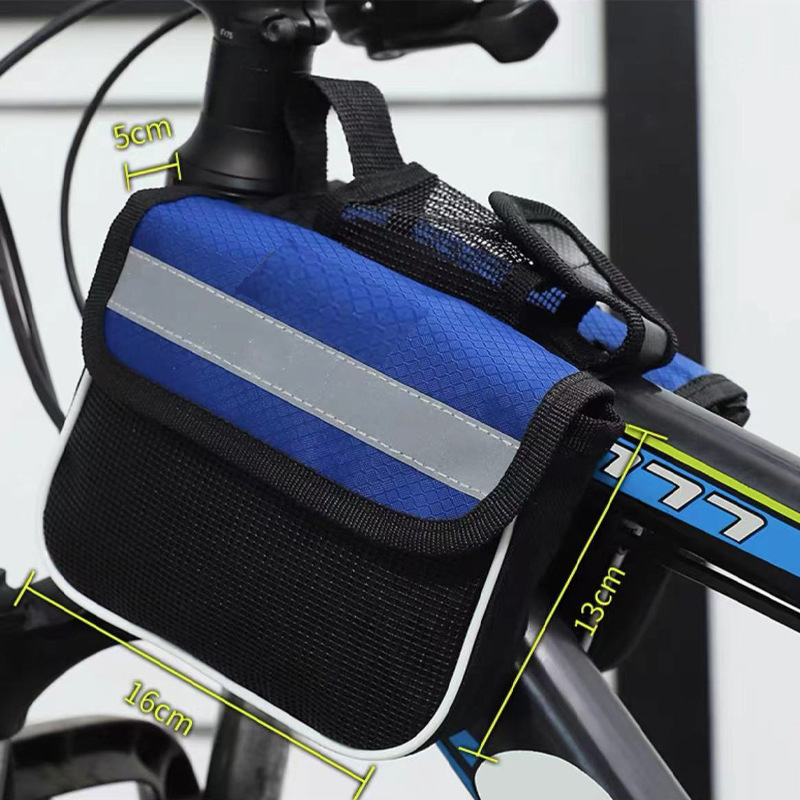 Prednja torba za okvir bicikla – tvrdi kućište, vodootporna, kapaciteta 2 L, model 21, poliester, za planinske i cestovne bicikle