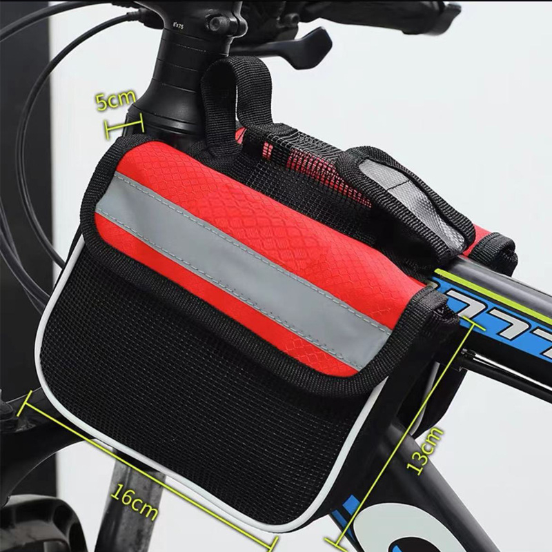 Prednja torba za okvir bicikla – tvrdi kućište, vodootporna, kapaciteta 2 L, model 21, poliester, za planinske i cestovne bicikle
