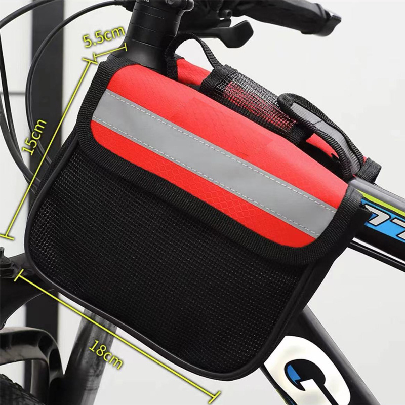 Prednja torba za okvir bicikla – tvrdi kućište, vodootporna, kapaciteta 2 L, model 21, poliester, za planinske i cestovne bicikle