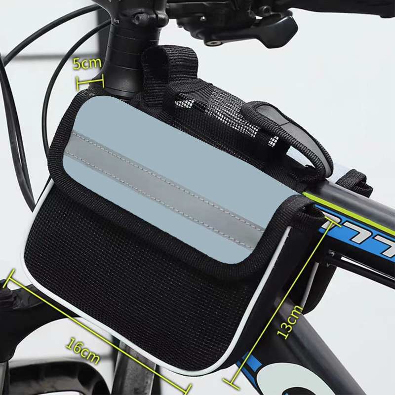 Prednja torba za okvir bicikla – tvrdi kućište, vodootporna, kapaciteta 2 L, model 21, poliester, za planinske i cestovne bicikle