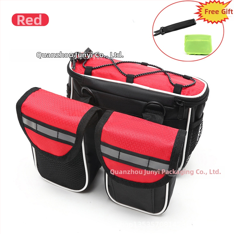 Predná rámová taška na bicykel – tvrdý kryt, vodotesná, kapacita 2 L, model 21, z polyesteru, pre horské a cestné bicykle