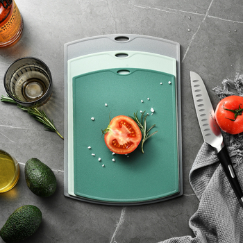 Keidason σετ 3 τεμαχίων πλαστικών σανίδων κοπής, αντιολισθητική υφή, μοντέρνος σύγχρονος στυλ για οικιακή χρήση