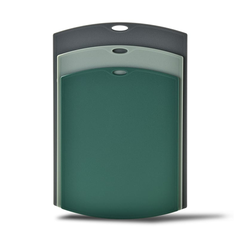 Keidason σετ 3 τεμαχίων πλαστικών σανίδων κοπής, αντιολισθητική υφή, μοντέρνος σύγχρονος στυλ για οικιακή χρήση