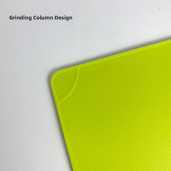 Viacúčelová plastová stojaca doska na krájanie – súprava troch dielov (materiál: plast; uvedenie na trh: leto 2021; štýl: moderný minimalistický; funkcie: domáce, prenosné, protišmykové)