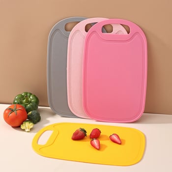 Ελαφριά σανίδα κοπής από PP/άχυρο σιταριού για κουζίνα, βρεφικά γεύματα, φρούτα και λαχανικά, εξωτερική χρήση — Μοντέρνος απλός σχεδιασμός, καλοκαίρι 2021